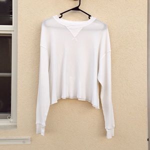 J Galt white long sleeve